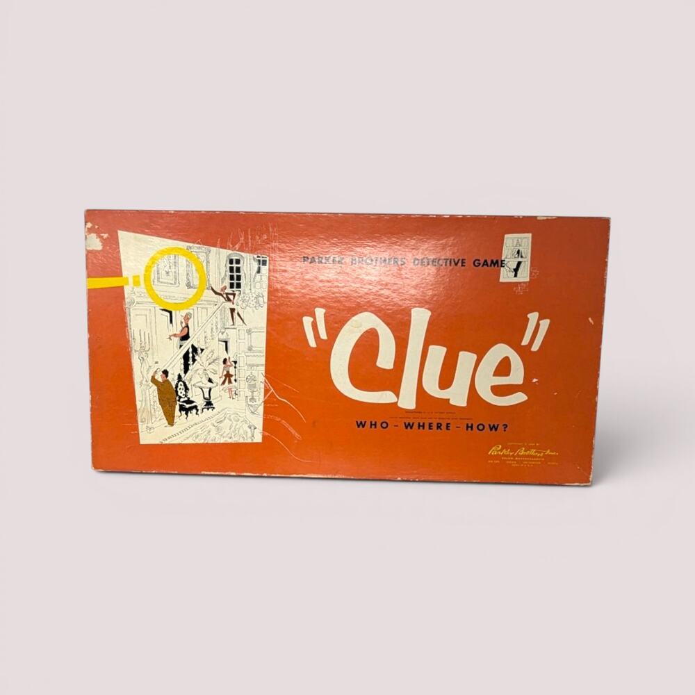 1950s Parker Brothers Clue Board Game